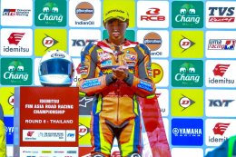 เติ้ล-พีระพงษ์ นักบิดไทยคนแรก!!! ที่คว้าชัยชนะรุ่น UB150-Underbone 150cc ศึกชิงแชมป์เอเชีย
