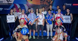 กระหึ่มโลก!! ดอร์น่าสปอร์ตนำนักบิดโมโตจีพี-นักบิดไทย ทำกิจกรรม Pre-Event สร้างไวรัลใหม่ “โมโตจีพี VS มวยไทย”
