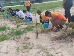 เขตประกอบการอุตสาหกรรมไทยอีสเทิร์น ร่วมกิจกรรมปลูกป่าเฉลิมพระเกียรติ รัชกาลที่ 10 เนื่องในโอกาสวันเฉลิมพระชนมพรรษา