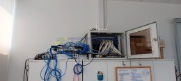 งานเดินระบบ LAN - Fiber ออฟฟิตภายในตึก Samyan Mitrtown