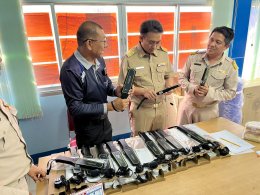 ส่งมอบเครื่องตรวจจับโลหะแบบพกพา ณ วิทยาลัยเทคนิคสุราษฎร์ธานี