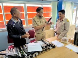 ส่งมอบเครื่องตรวจจับโลหะแบบพกพา ณ วิทยาลัยเทคนิคสุราษฎร์ธานี