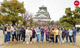 HFC organized the annual travel event for the year 2024 as part of the "FARMSUK" Osaka Kyoto 2024