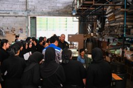 Students visit our factory