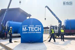 ถังเก็บน้ำ_หน้างานโรงงานน้ำแข็ง