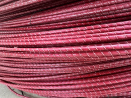 เส้น FRP Rebar สำเร็จรูปสีแดง ผลิตจากเส้นใยเสริมแรงและโพลีเมอร์ ไม่เป็นสนิม