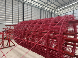 ตะแกรง FRP Rebar สำเร็จรูปขึ้นรูปจากโรงงาน พร้อมใช้งานหน้างานทันที