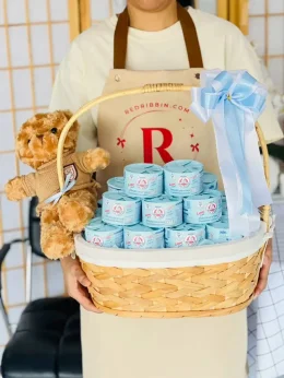 กระเช้านมส่งด่วน กระเช้าเยี่ยมไข้ส่งโรงพยาบาล RB196