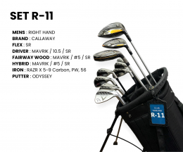 Golf bag rental service