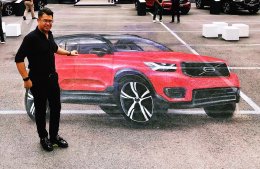 "Volvo XC40" 3D Floor Painting