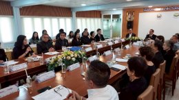 การประชุมหารือแนวทางในการดำเนินกิจกรรมร่วมกันระหว่างมูลนิธิราชประชาสมาสัยฯ และโรงเรียนราชประชาสมาสัยฯ 