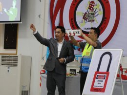 บริษัท กรุงเทพ เซฟตี้ แอนด์ สลิง จำกัด ได้จัดอบรมเชิงปฎิบัติการหลักสูตรระบบตัดแยกพลังงาน ( Lock Out Tag Out )