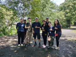 volunteer activities in making bird houses and planting trees at Khun Dan Prakan Chon Dam. Nakhon Nayok Province