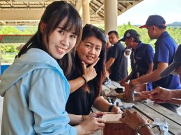 volunteer activities in making bird houses and planting trees at Khun Dan Prakan Chon Dam. Nakhon Nayok Province