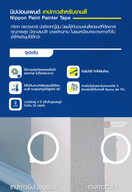 เทปกาวสำหรับงานสี แบนด์นิปปอนเพนต์