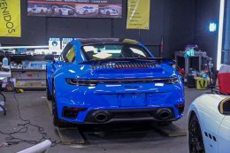 รีวิว เครื่องขัดสีรถ EX605 และขนแกะรุ่นใหม่ Super Fast จาก SHINE MATE ขัดสีรถ Porsche 911 Turbo S (992)