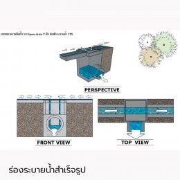 ร่องระบายน้ำสำเร็จรูป มีกี่ประเภท แต่ละประเภทมีจุดเด่น มีขนาดรูปทรง และมีลักษณะการนำไปใช้งานที่แตกต่างกันอย่างไร