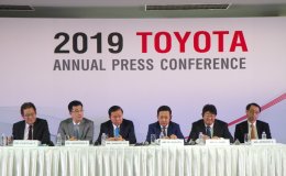 โตโยต้าแถลงยอดขายรถยนต์ปี 2561 พร้อมคาดการณ์ตลาดรวมในประเทศปี 2562
