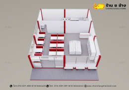 ร้านชาบู & ร้านอาหาร ขนาดพื้นที่ 10x12 เมตร