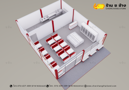 ร้านชาบู & ร้านอาหาร ขนาดพื้นที่ 10x12 เมตร