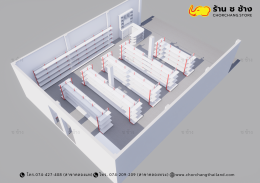 ร้านค้ามินิมาร์ท ขนาดพื้นที่ 9 x 12 เมตร