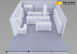 ร้านค้ามินิมาร์ท ขนาดพื้นที่ 8 x 8 เมตร