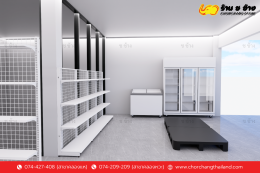 ร้านค้า ร้านมินิมาร์ท 3D พื้นที่ 9x11 เมตร 