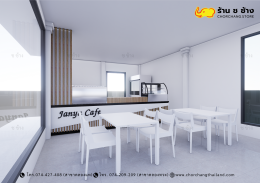 ร้านอาหาร & คาเฟ่ ขนาดพื้นที่ 5 x 8 เมตร