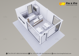 ร้านอาหาร & คาเฟ่ ขนาดพื้นที่ 5 x 8 เมตร