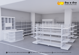 ร้านค้ามินิมาร์ท ขนาดพื้นที่ 8 x 8 เมตร