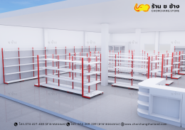 ร้านค้ามินิมาร์ท ขนาดพื้นที่ 9 x 12 เมตร