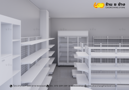 ร้านค้ามินิมาร์ท ขนาดพื้นที่ 8 x 8 เมตร