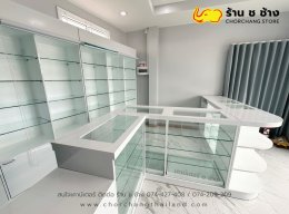 ร้านขายยา เคาน์เตอร์สั่งผลิตพิเศษ ตามขนาดพื้นที่จำกัด