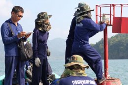 ชุดตรวจซ่อมบำรุงเครื่องหมายทางเรือ ได้ตรวจซ่อมบำรุงเครื่องหมายทางเรือตามวงรอบ ฝั่งตะวันตกของประเทศไทย
