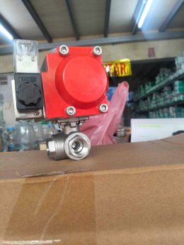 RAT052DA + ballvalve 1/2" L-PORT + 4M310-08 24VDC