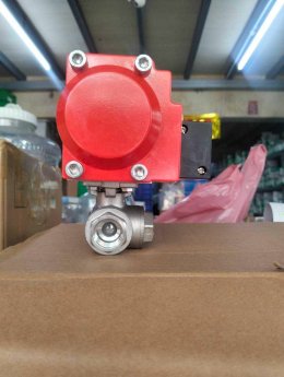RAT052DA + ballvalve 1/2" L-PORT + 4M310-08 24VDC