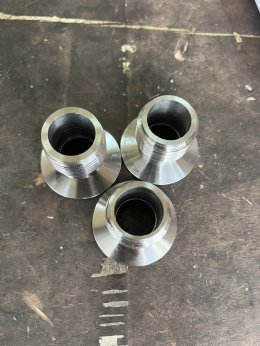 Ferrule DN25 3 way T port DIRECT MOUNTING for ferrule clamp Pneumatic Actuator RATDA52 