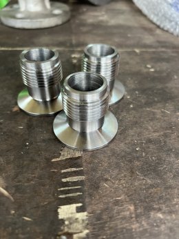 Ferrule DN25 3 way T port DIRECT MOUNTING for ferrule clamp Pneumatic Actuator RATDA52 