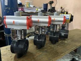 Adapter and Mounting Brackets Atcuator for Quarter Turn Actuators