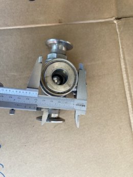 Ferrule DN25 3 way T port DIRECT MOUNTING for ferrule clamp Pneumatic Actuator RATDA52 