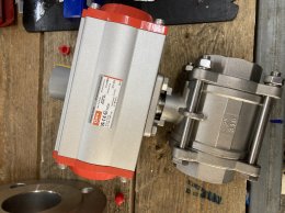 Ball Valve DN50 pneumatic actuators RAT063