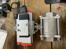 Ball Valve DN50 pneumatic actuators RAT063