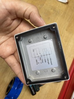2 นิ้ว วาล์วปีกผีเสื้อ Butterfly valve ประกอบหัวขับวาล์ว AKK05 ขนานแรงบิด 50 นิวตัน-เมตร เปิด-ปิดน้ำไฟฟ้า 220VAC   