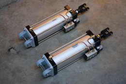 กระบอลม Air cylinder รุ่น SC125x300S เดินท่อทองแดง