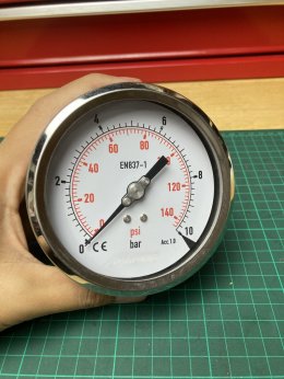 0-10 Bar pressure gauge 
