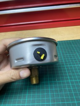 0-10 Bar pressure gauge 