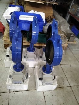 butterfly valve 6 นิ้ว บัตเตอร์ฟลายวาล์ว เปิด/ปิด ด้วยมอเตอร์ไฟฟ้า