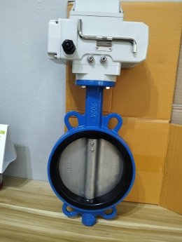 butterfly valve 6 นิ้ว บัตเตอร์ฟลายวาล์ว เปิด/ปิด ด้วยมอเตอร์ไฟฟ้า