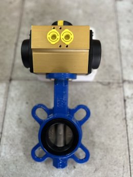 2" บัตเตอร์ฟลายวาล์ว ประกอบ หัวขับลม SIRCA AP02 โซลินอยด์วาล์ว SDPC 4M310-08