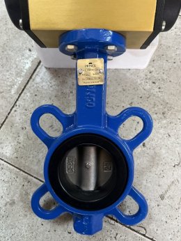 2" บัตเตอร์ฟลายวาล์ว ประกอบ หัวขับลม SIRCA AP02 โซลินอยด์วาล์ว SDPC 4M310-08